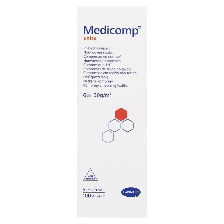Medicomp 5x5cm 6l. Nst. 100 P/s