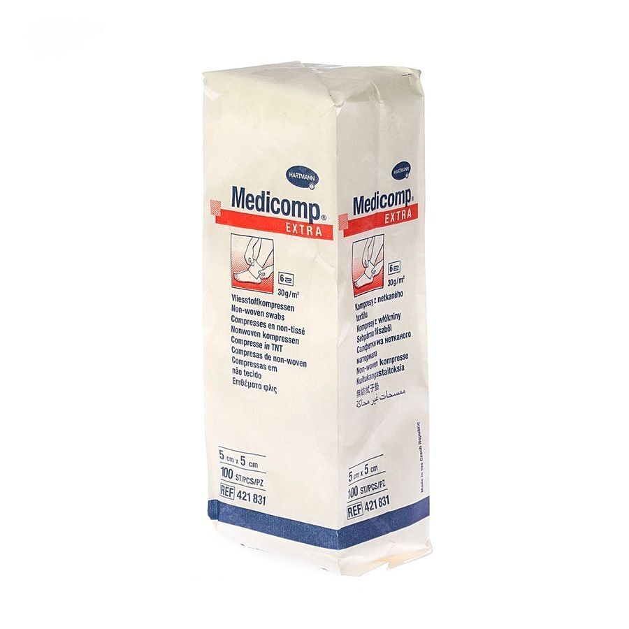 Medicomp 5x5cm 6l. Nst. 100 P/s