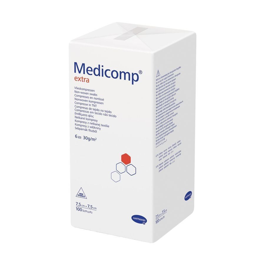 Medicomp 7,5x7,5cm 6l. Nst. 100 P/s
