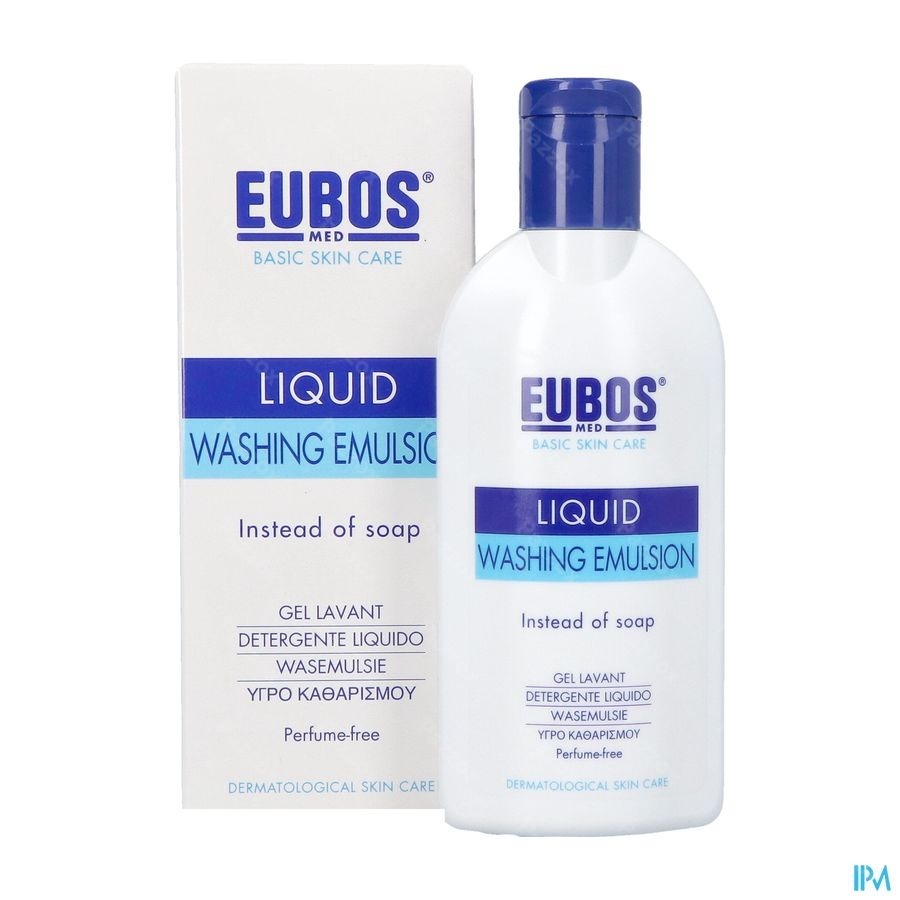 Eubos Zeep Vloeibaar Blauw N/parf 200ml