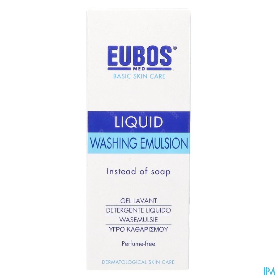 Eubos Zeep Vloeibaar Blauw N/parf 200ml