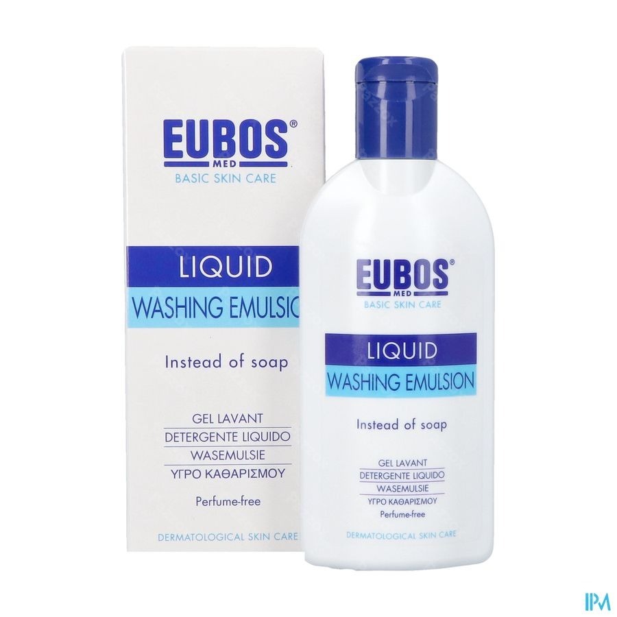 Eubos Zeep Vloeibaar Blauw N/parf 200ml