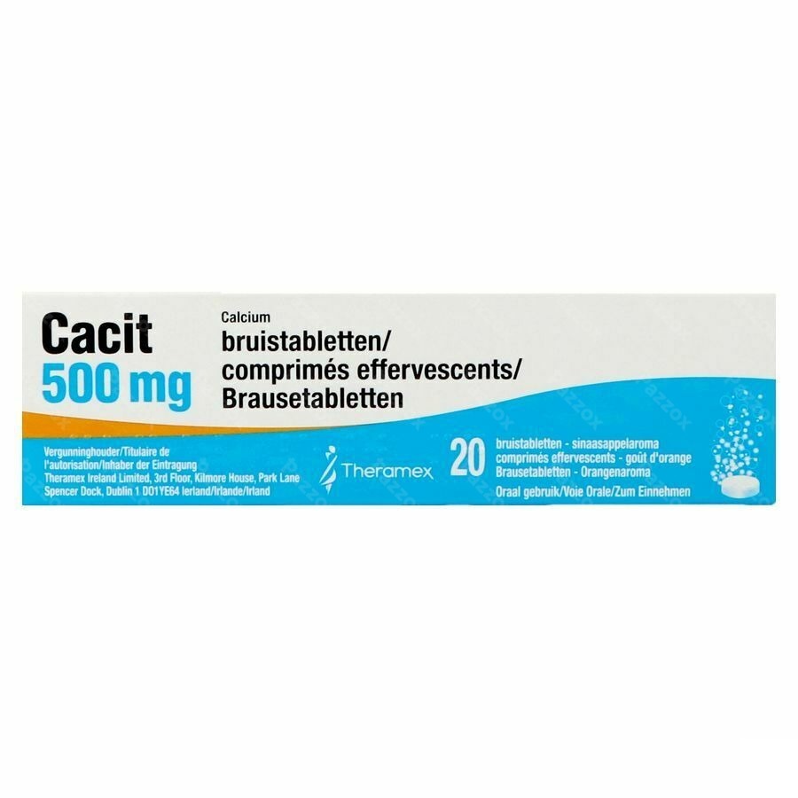 Cacit 500 Bruistabletten Tube 20x500mg