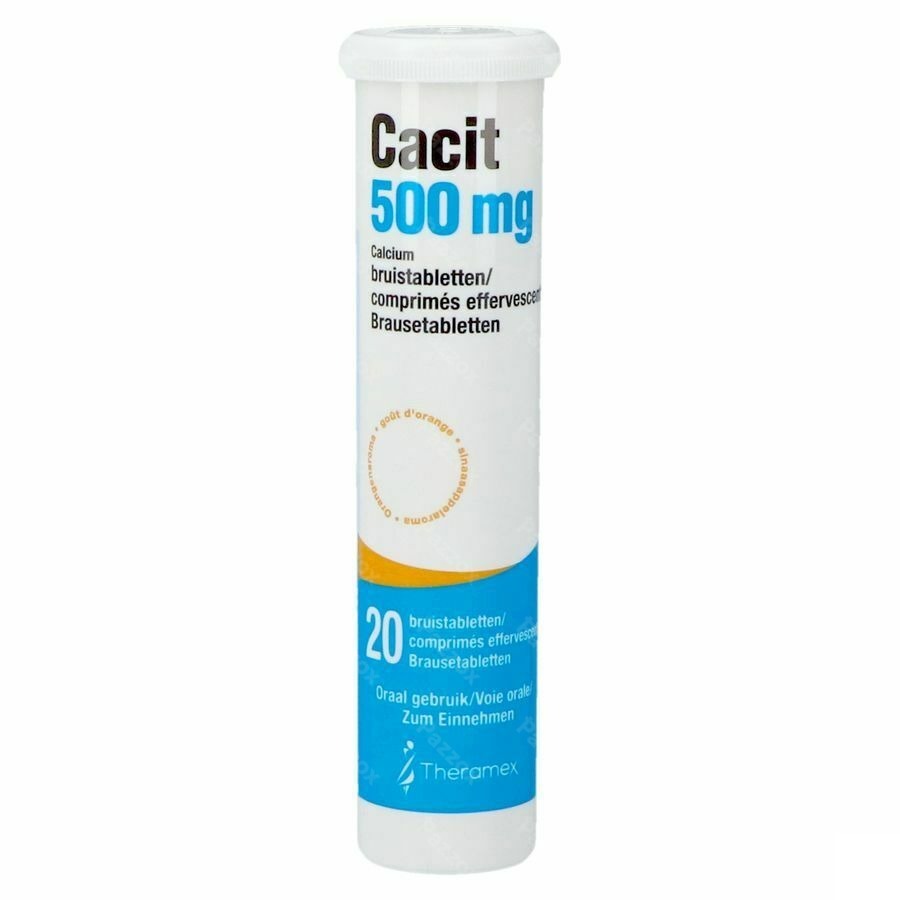 Cacit 500 Bruistabletten Tube 20x500mg