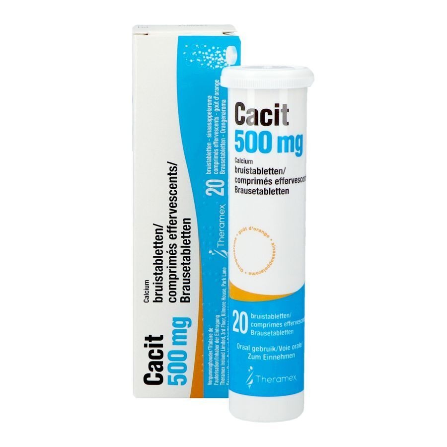 Cacit 500 Bruistabletten Tube 20x500mg