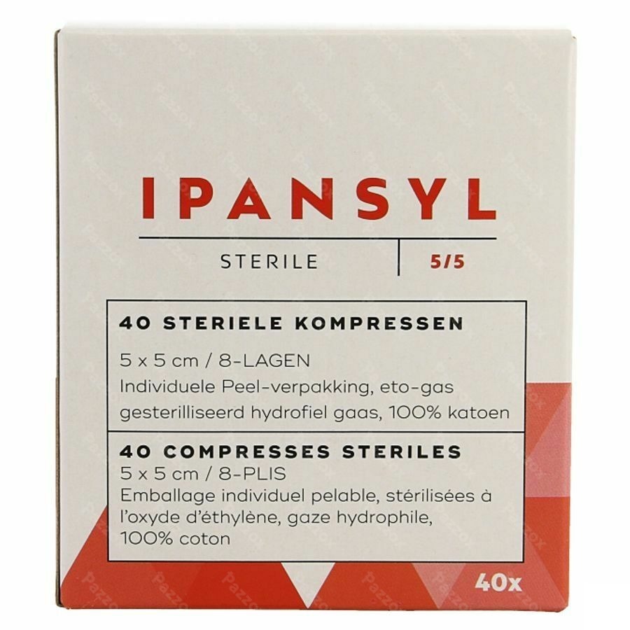 Ipansyl 1 Kp Ster 8pl 5,0x 5,0cm 40