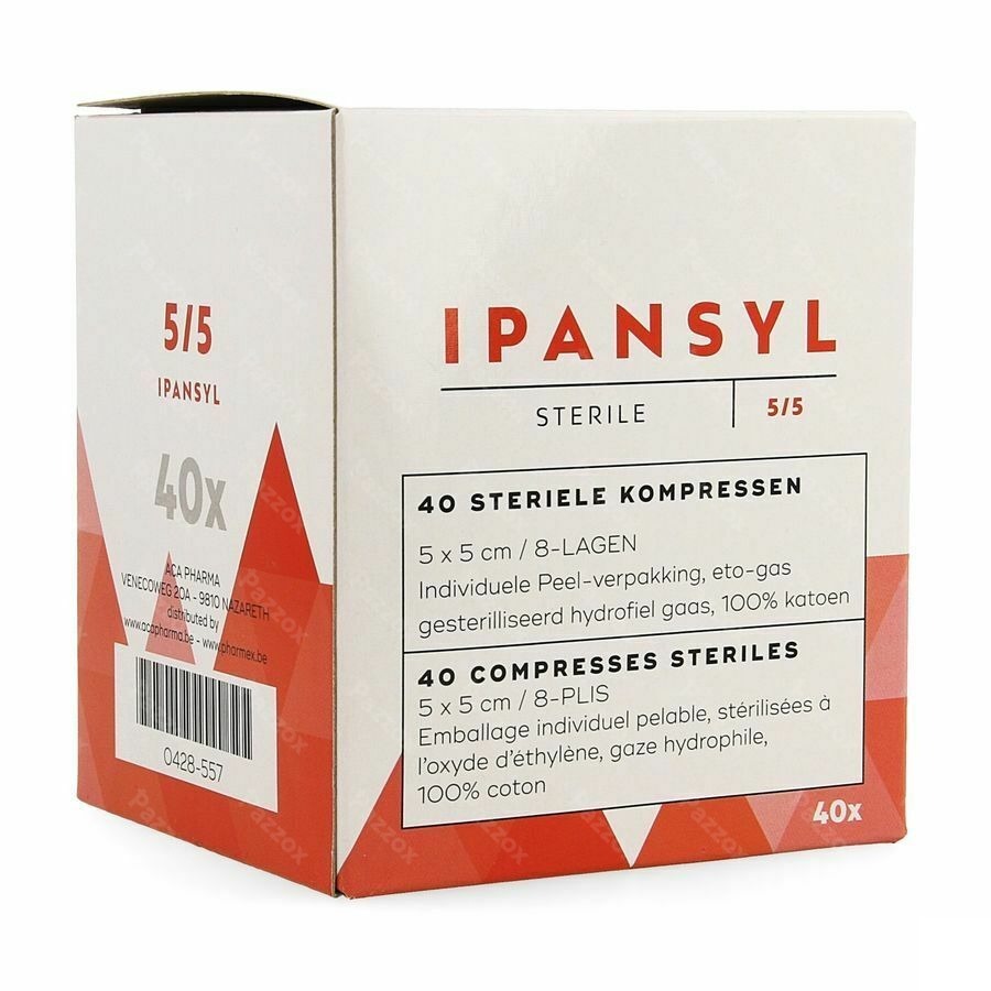 Ipansyl 1 Kp Ster 8pl 5,0x 5,0cm 40