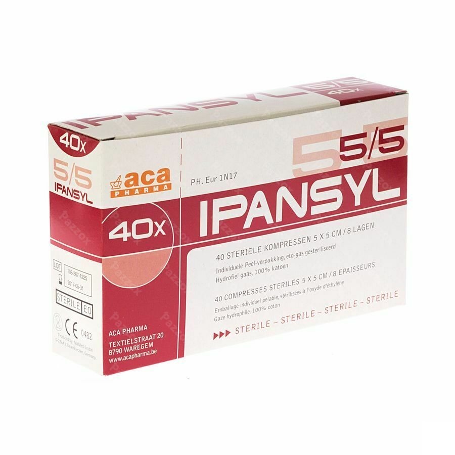 Ipansyl 1 Kp Ster 8pl 5,0x 5,0cm 40