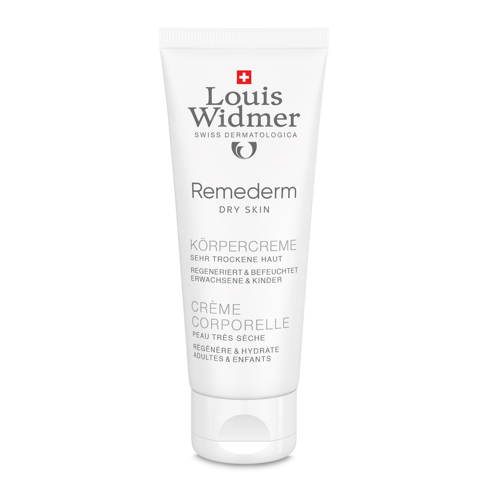 Louis Widmer Remederm Lichaamscrème Zonder Parfum Tube 75ml 