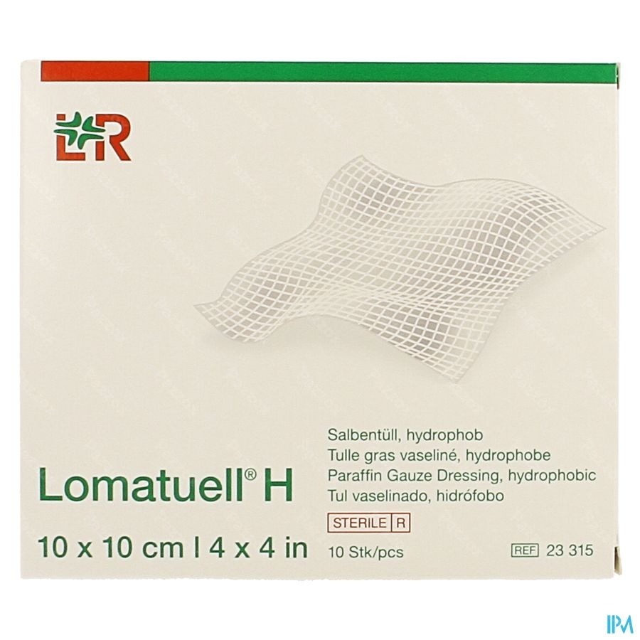 Lomatuell H Kompres Ster 10x10cm 10 23315
