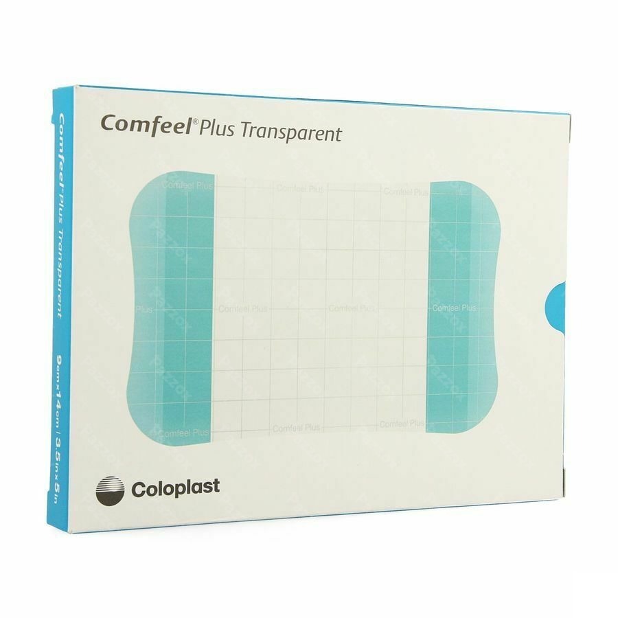 Comfeel Plus Platen Transp 9x14cm 10 33536