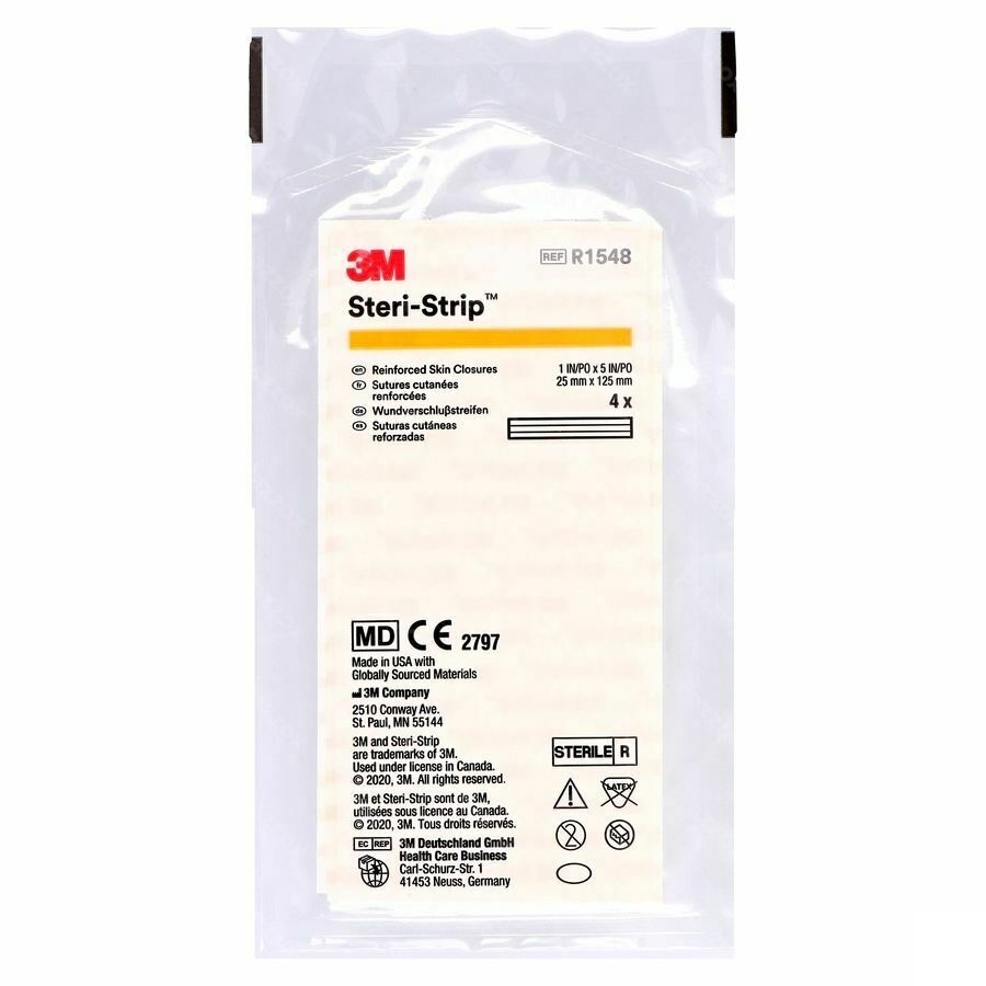 Steri-strip 3m Steril 22,0x135mm 1x4 R1548