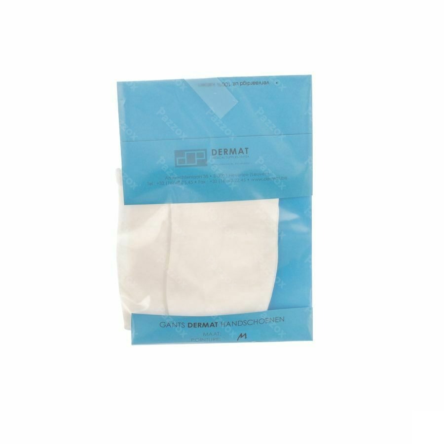 Dermat Handsch 2 Medium 100% Katoen