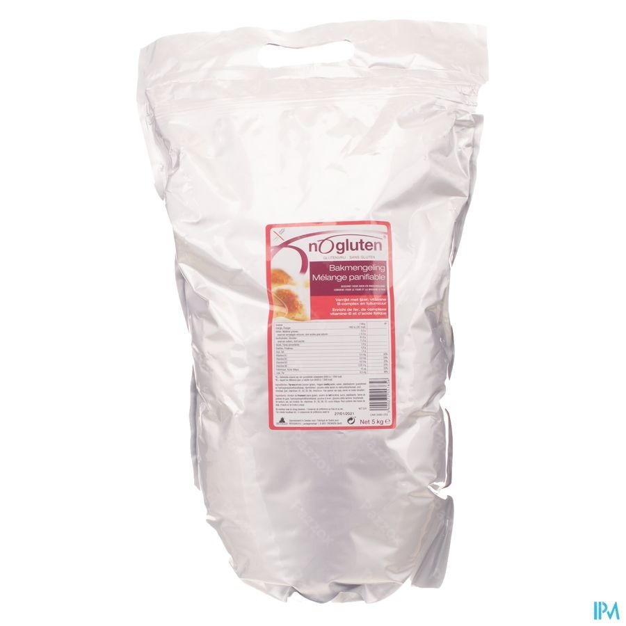 Nogluten Broodmix 5kg 5765 Revogan