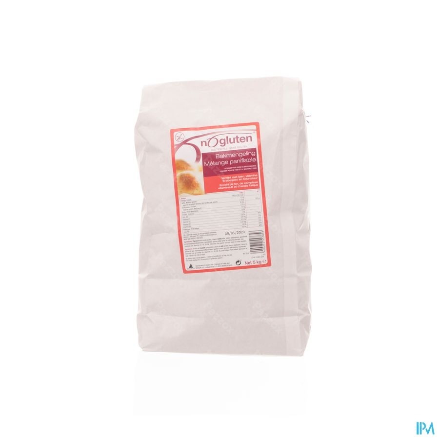 Nogluten Broodmix 5kg 5765 Revogan