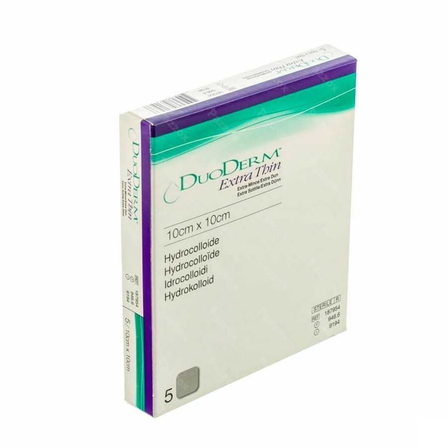 Duoderm Extra Dun Verb Hydro 15cmx15cm 5 H7956