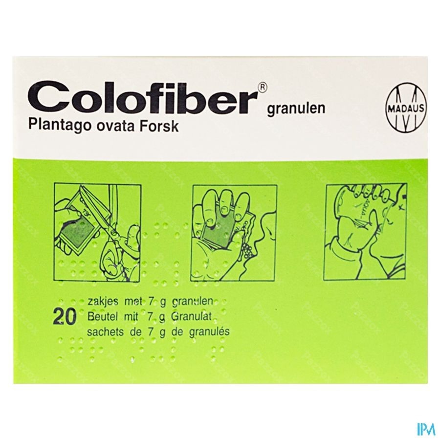 Colofiber Sach. Gran. 20 X 7 Gr