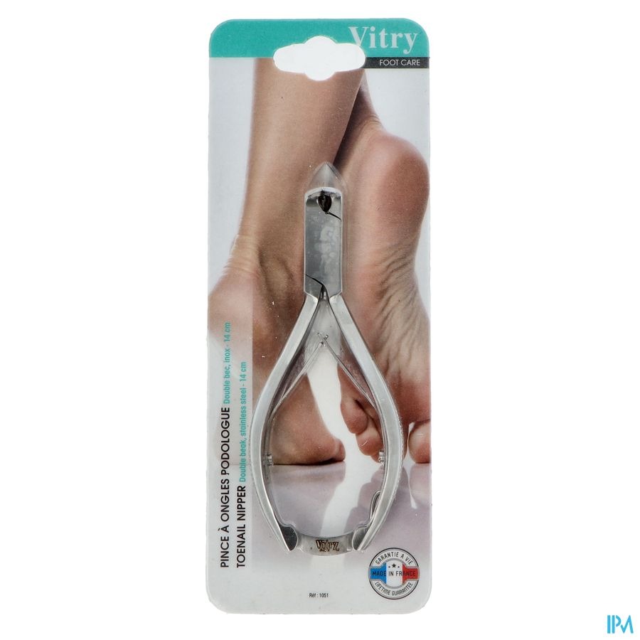 Nageltang Dubbele Bek 14cm Inox