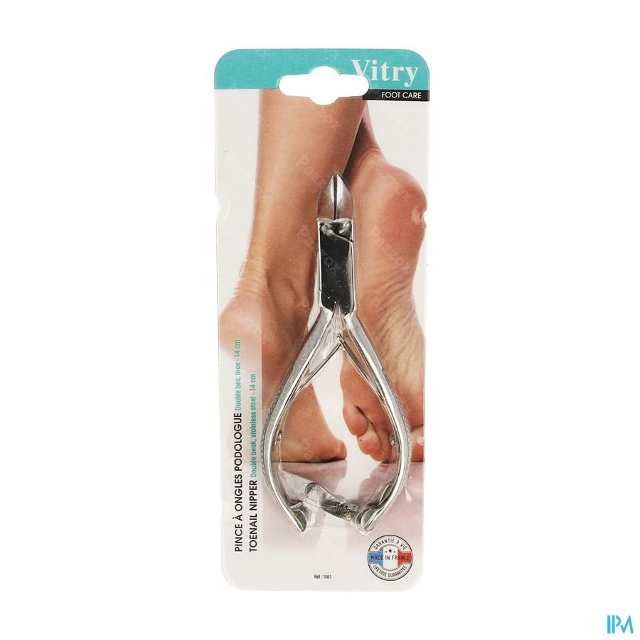 Nageltang Dubbele Bek 14cm Inox