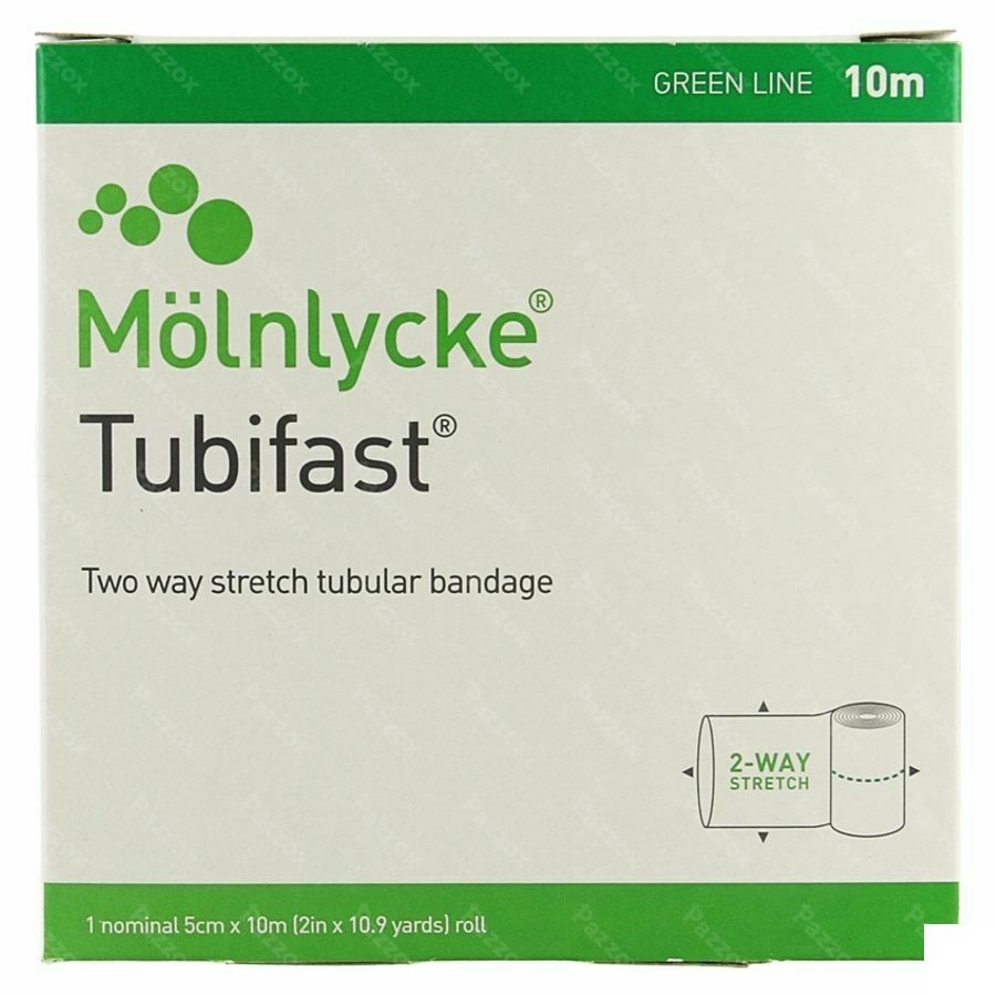 Tubifast Groen 5,00cmx10m 1 2436