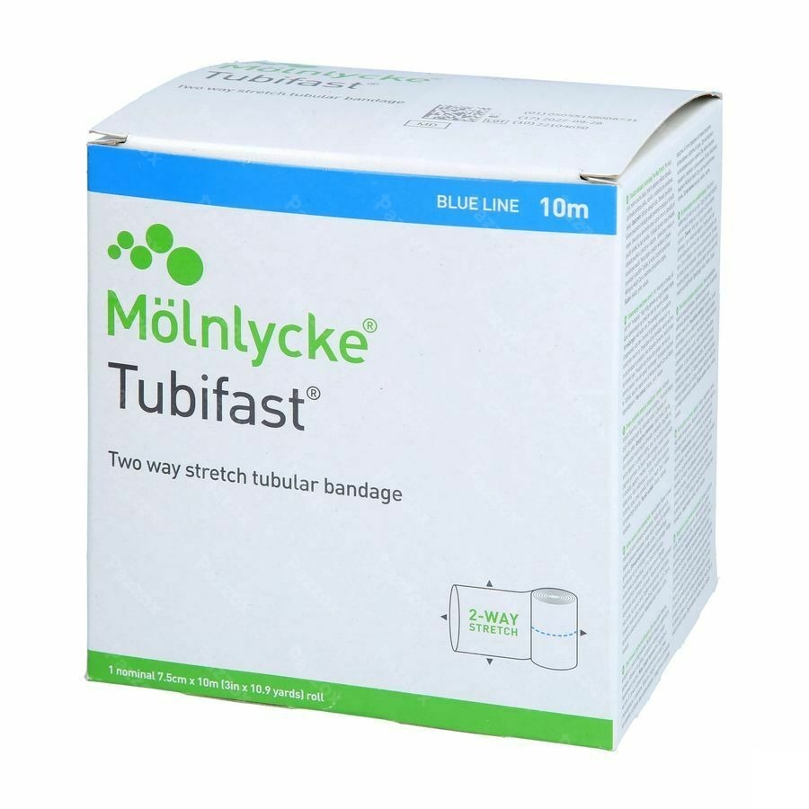 Tubifast Blauw 7,50cmx10m 1 2438