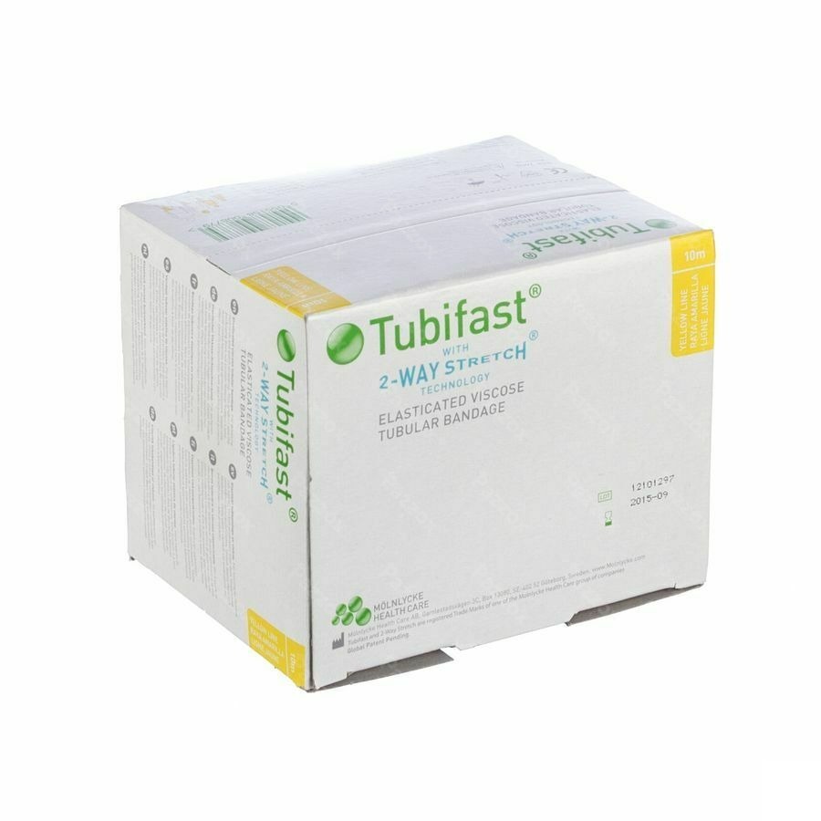 Tubifast Geel 10,75cmx10m 1 2440