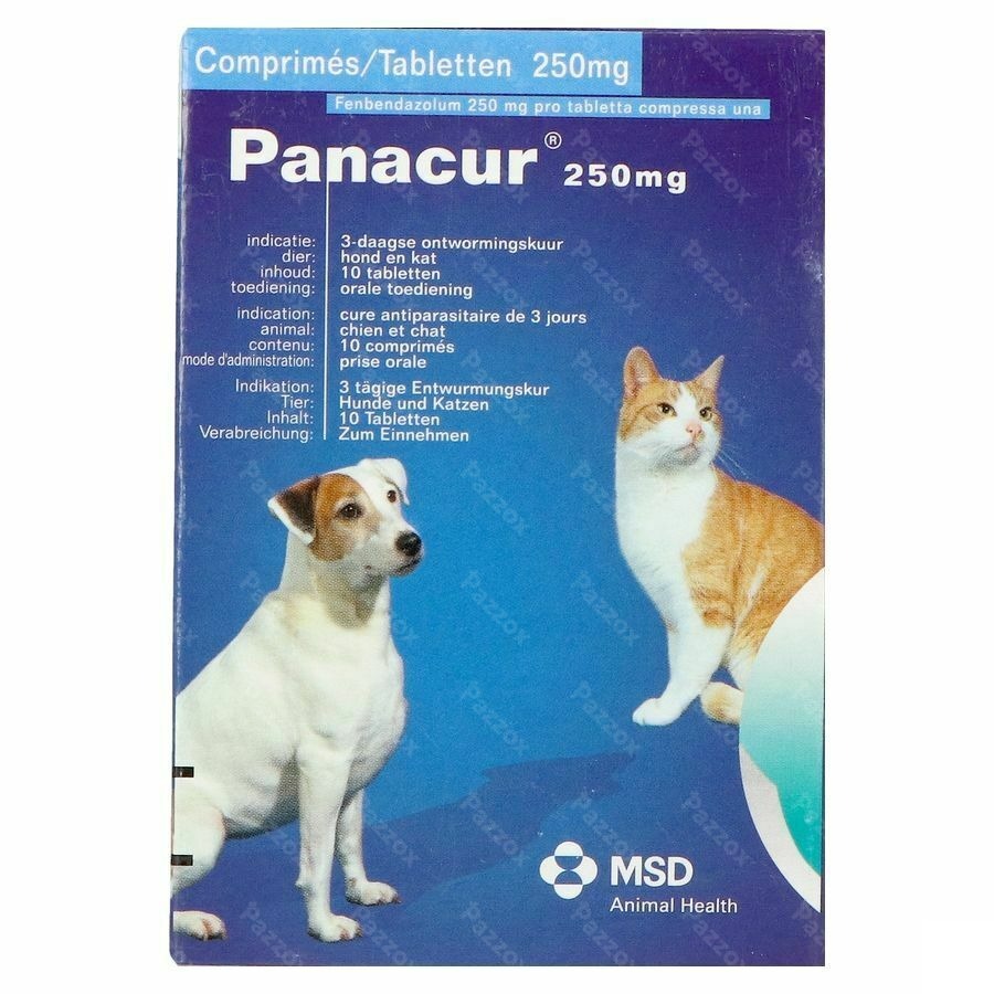 Panacur Comp Vet 10 X 250mg