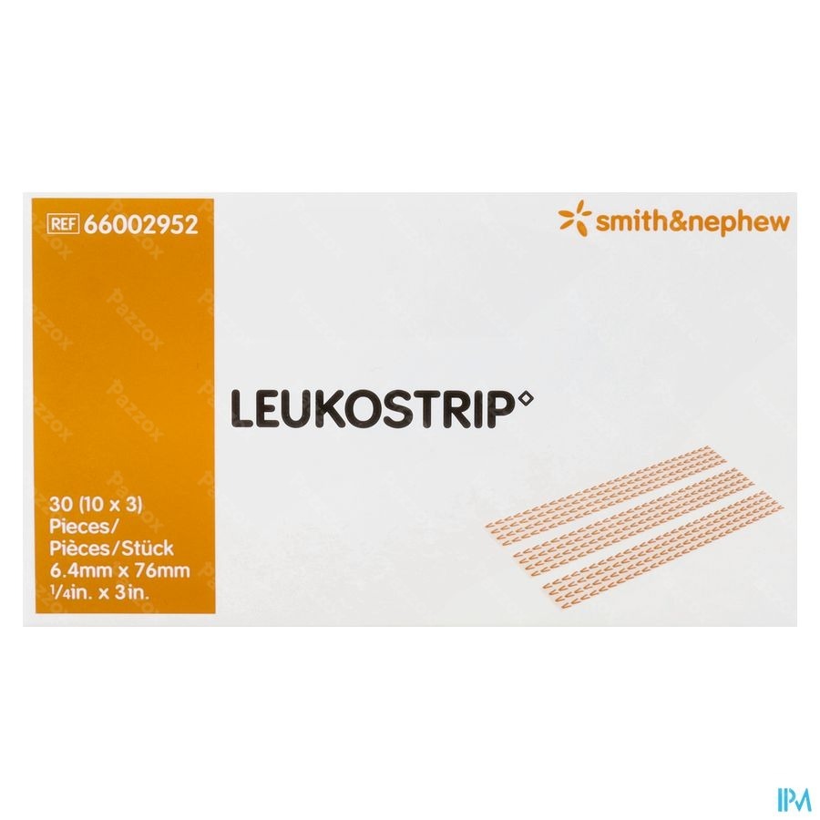 Leukostrip 6,4mmx 76mm 3 Strips 10 66002952