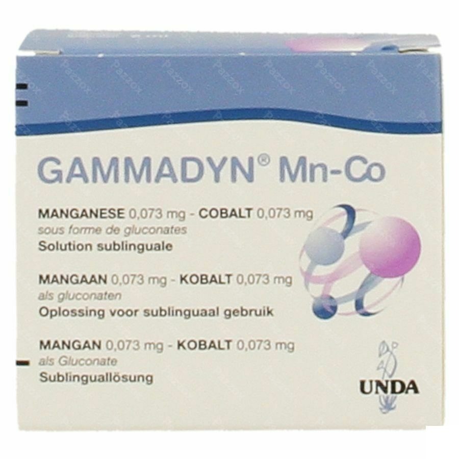 Gammadyn Mn-Co Unda 30 Ampullen