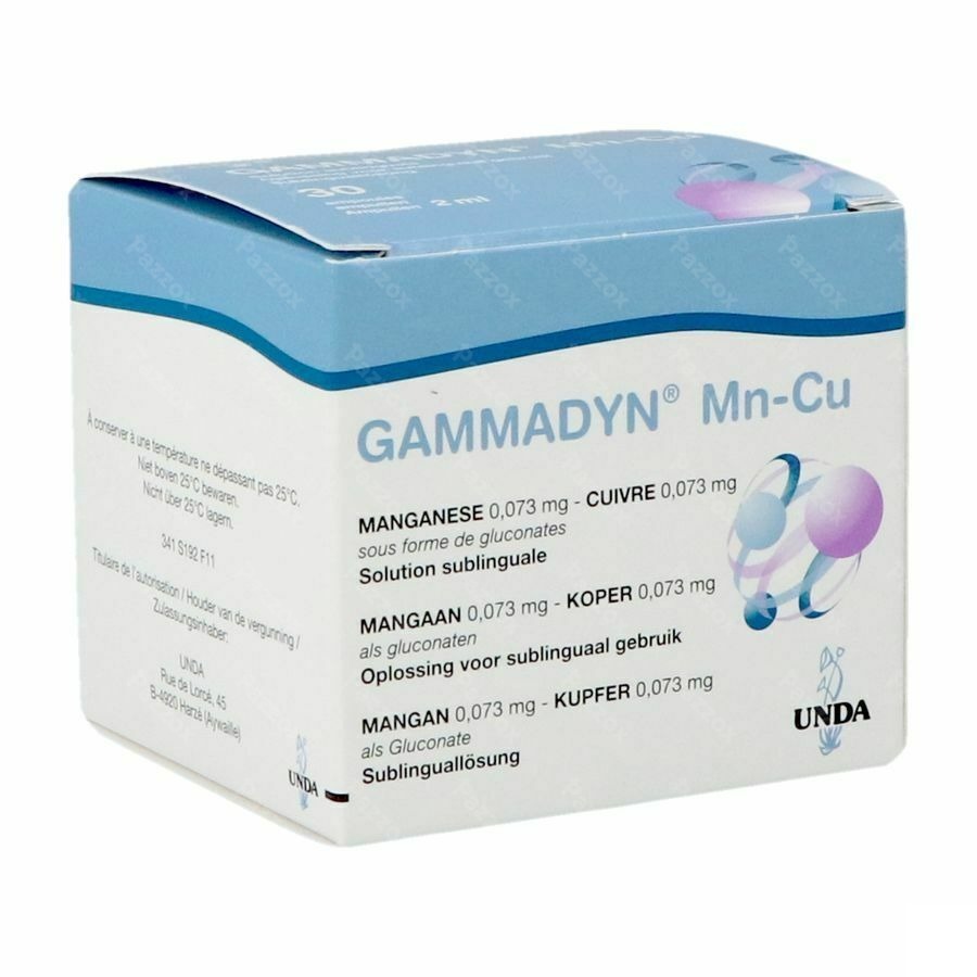 Gammadyn Mn-Cu 2ml 30 Ampullen