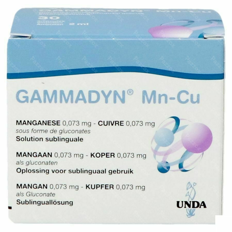 Gammadyn Mn-Cu 2ml 30 Ampullen