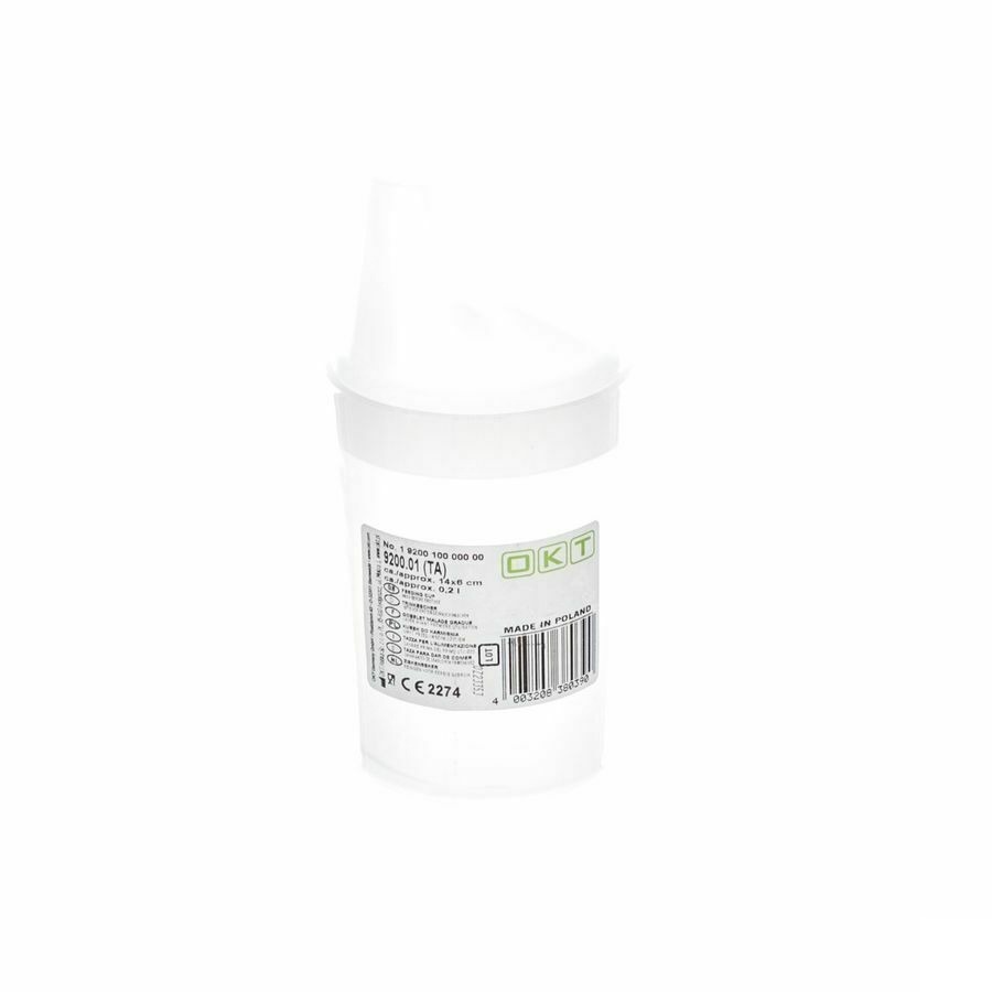 Wolf Beker Zieken Transp/verd.200ml