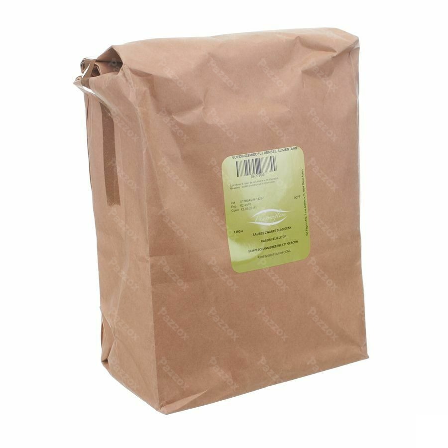 Zwarte Aalbes Blad 1kg Pharmafl