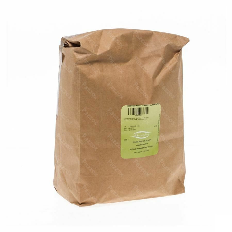Zwarte Aalbes Blad 1kg Pharmafl