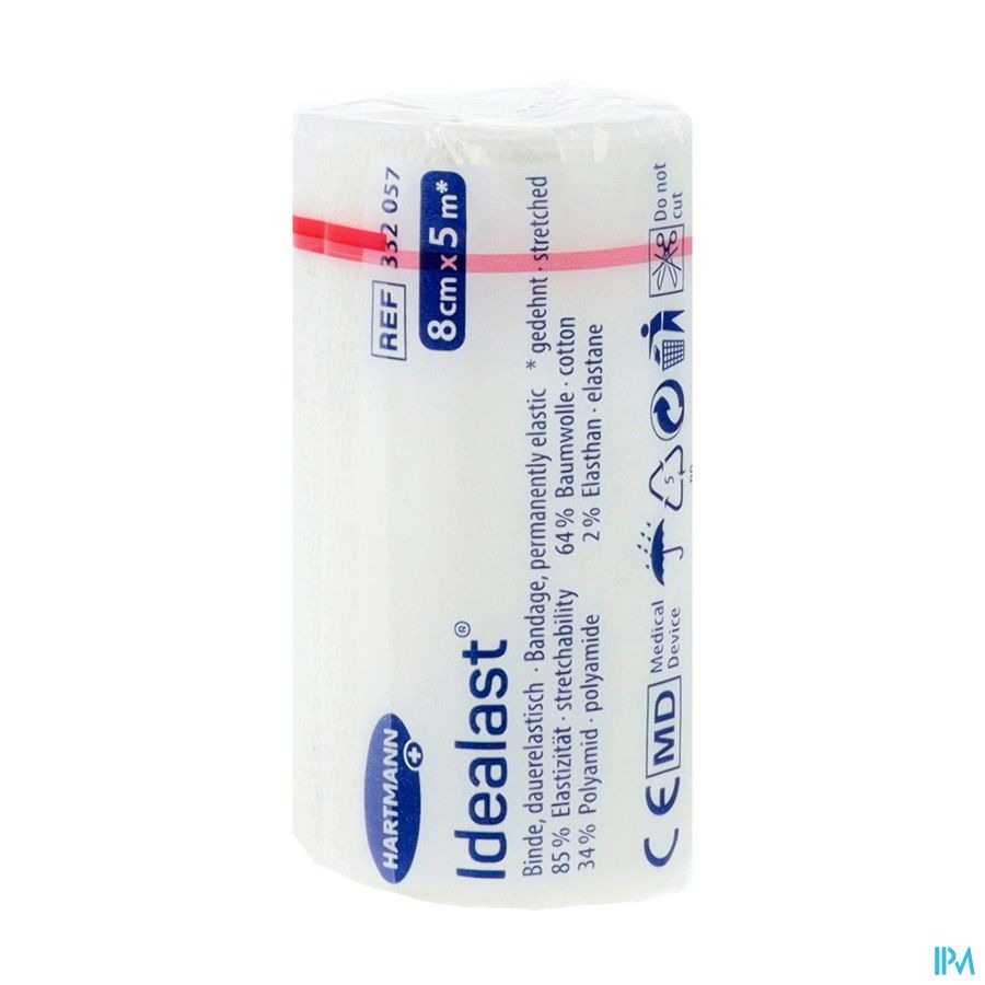 Idealast Met Haak 8cmx5m Wit 1 P/s