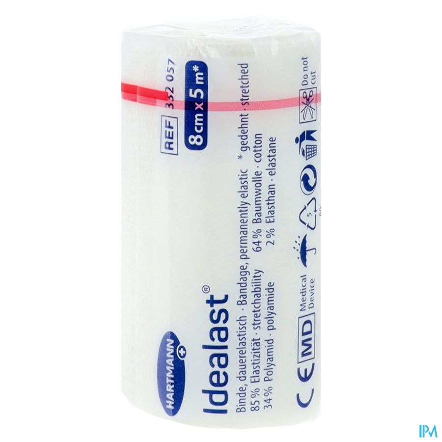 Idealast Met Haak 8cmx5m Wit 1 P/s