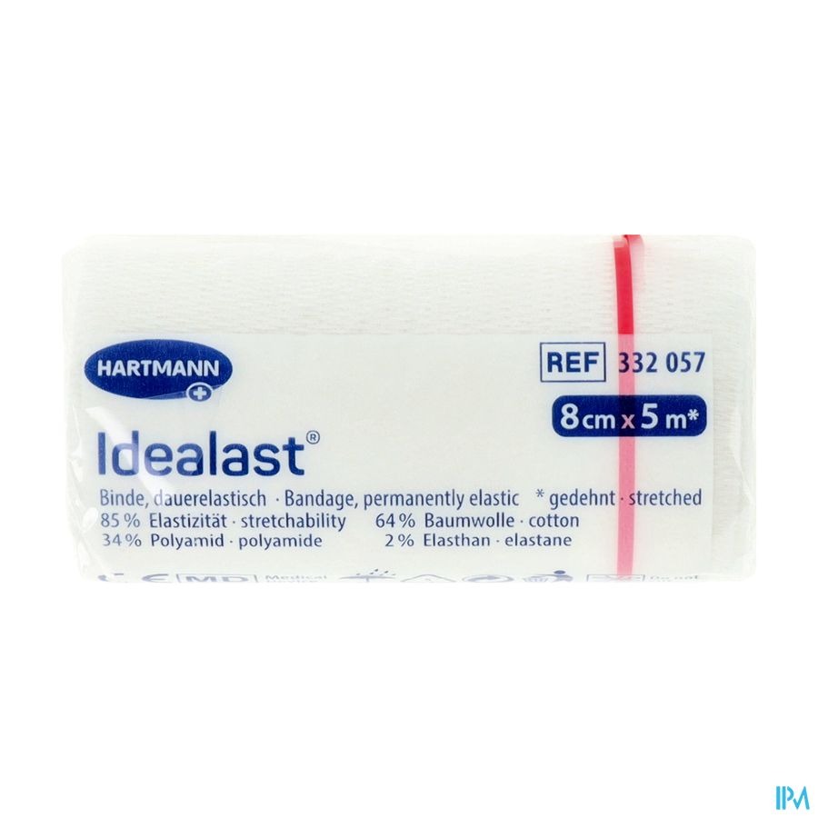Idealast Met Haak 8cmx5m Wit 1 P/s