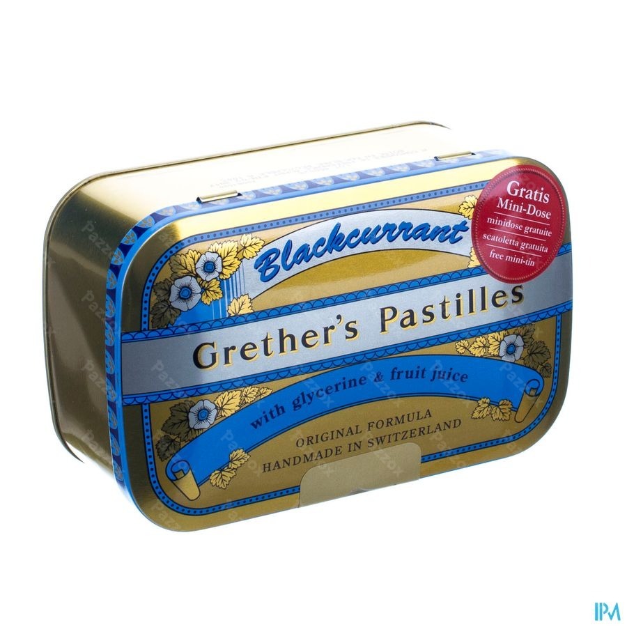 Blackcurrant Grethers Past 440g