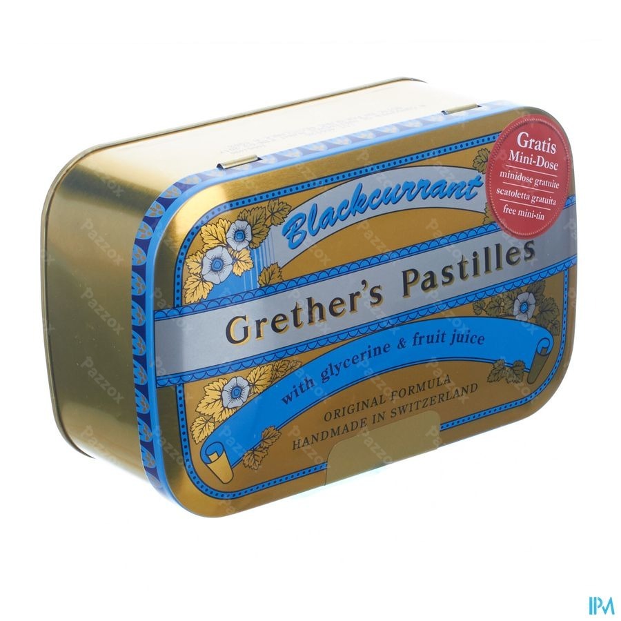 Blackcurrant Grethers Past 440g