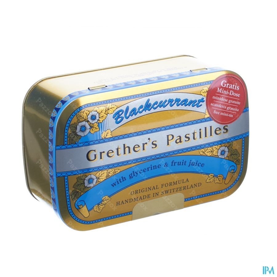 Blackcurrant Grethers Past 440g