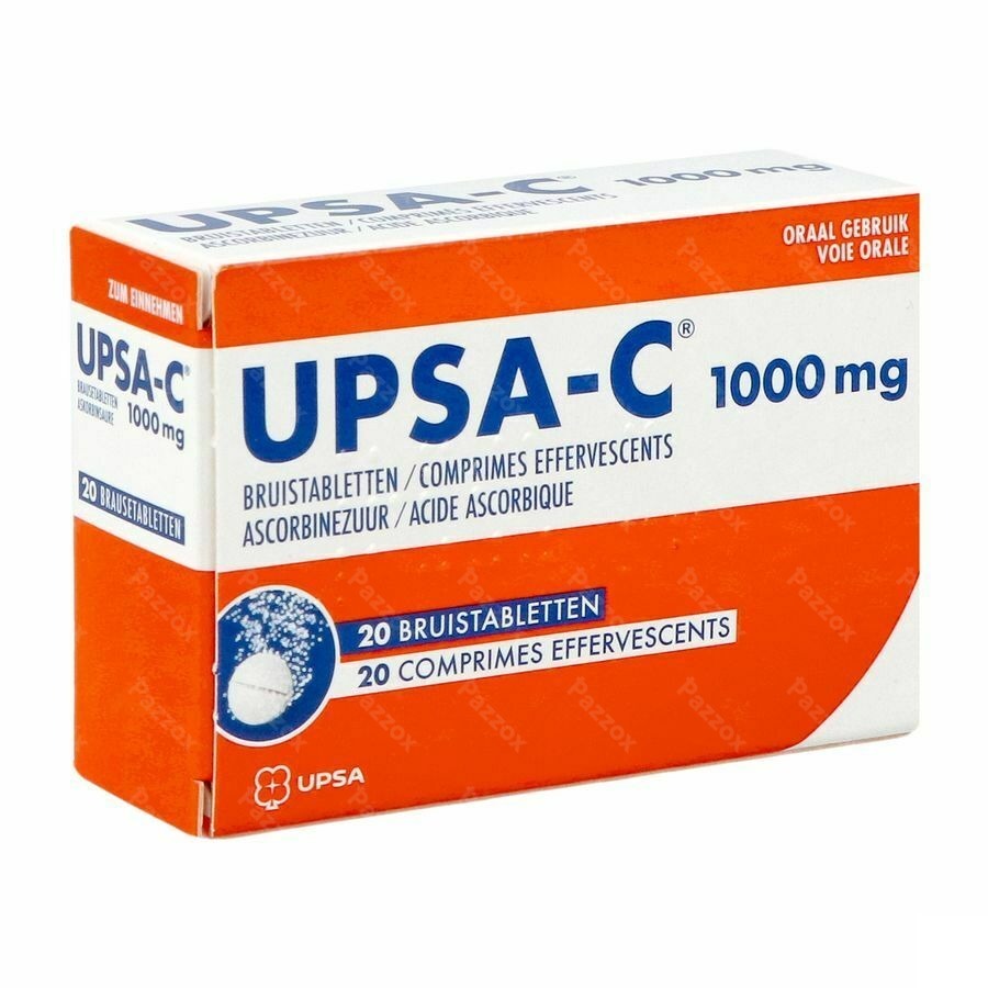 Upsa-c 1g 20 Bruistabletten 