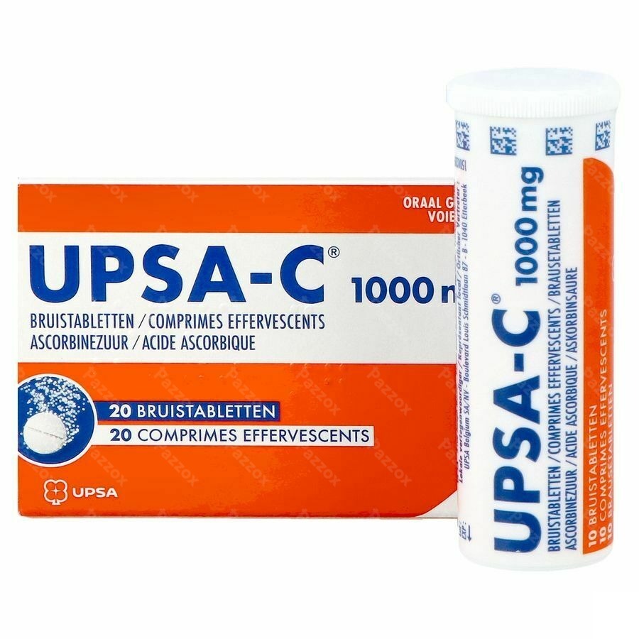 Upsa-c 1g 20 Bruistabletten 
