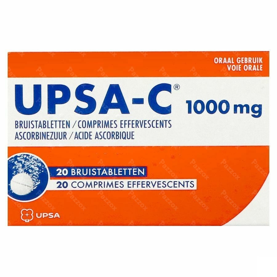 Upsa-c 1g 20 Bruistabletten 