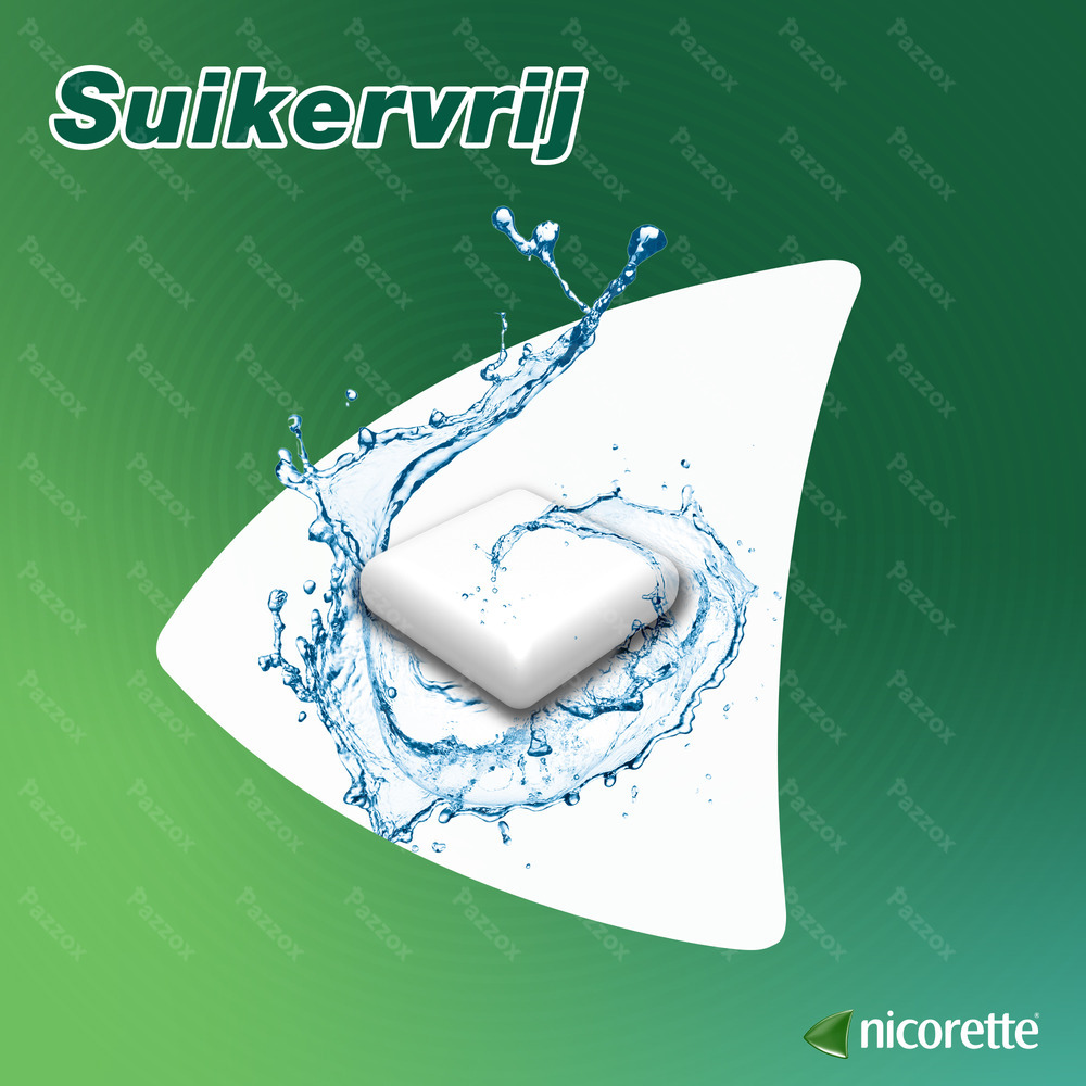 Nicorette Kauwgom Suikervrij 105x2mg