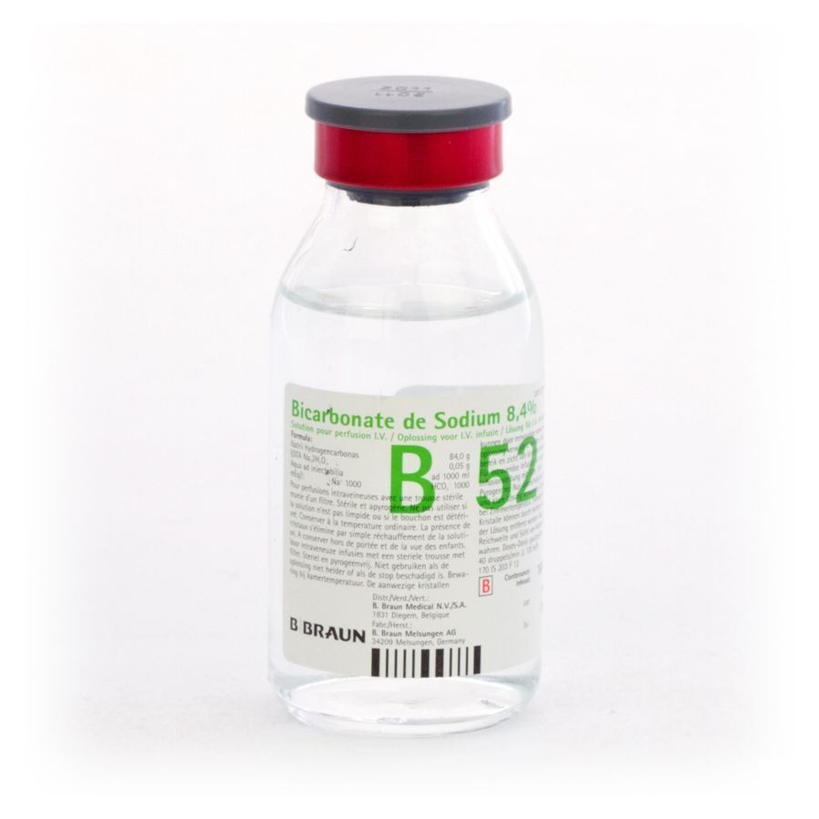 Br- Gl/vr Na Bicar Sod 8,4% 1x100ml
