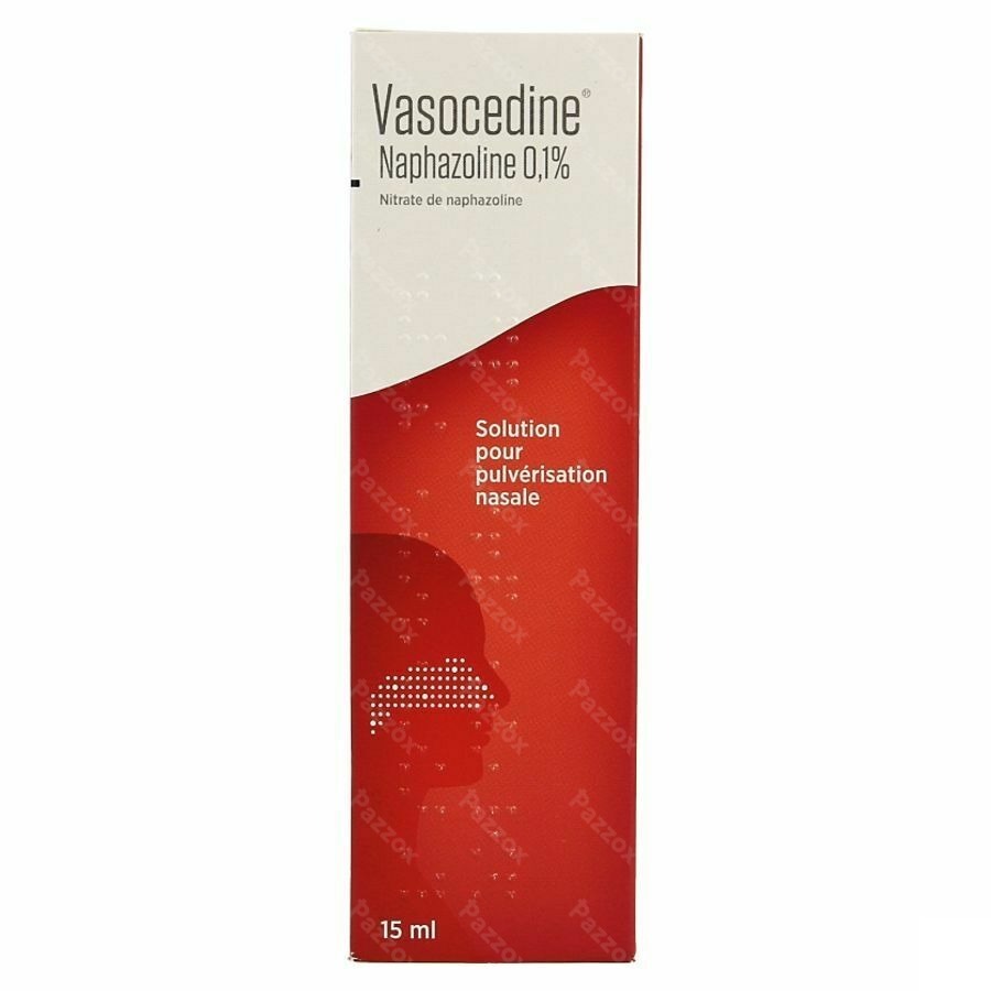 Vasocedine Naphazoline 0,1% Neusspray 15ml