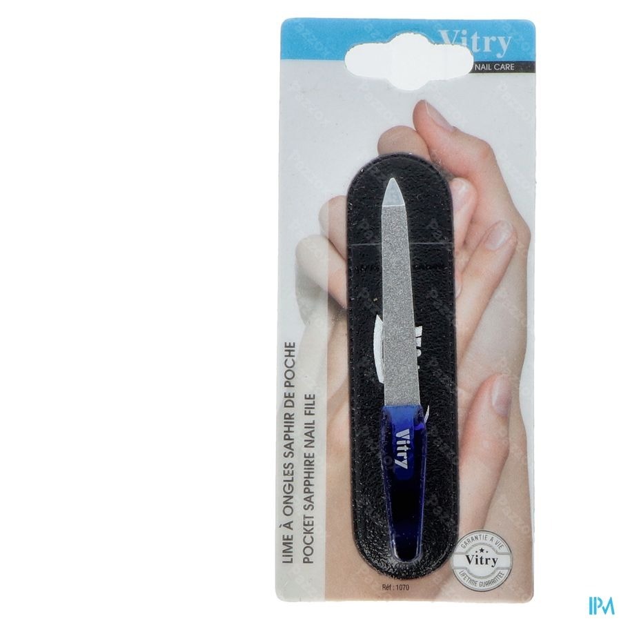 Saffier Vijl Klein Model Blauw