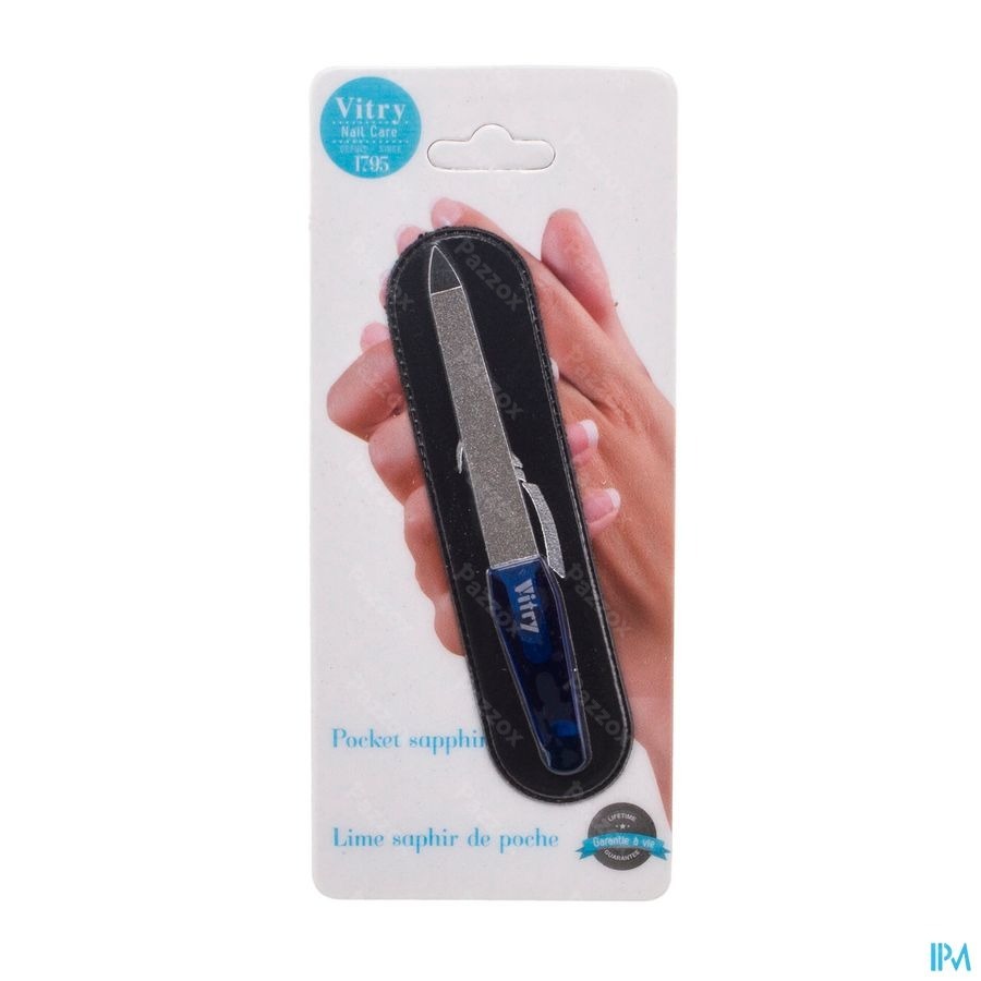 Saffier Vijl Klein Model Blauw