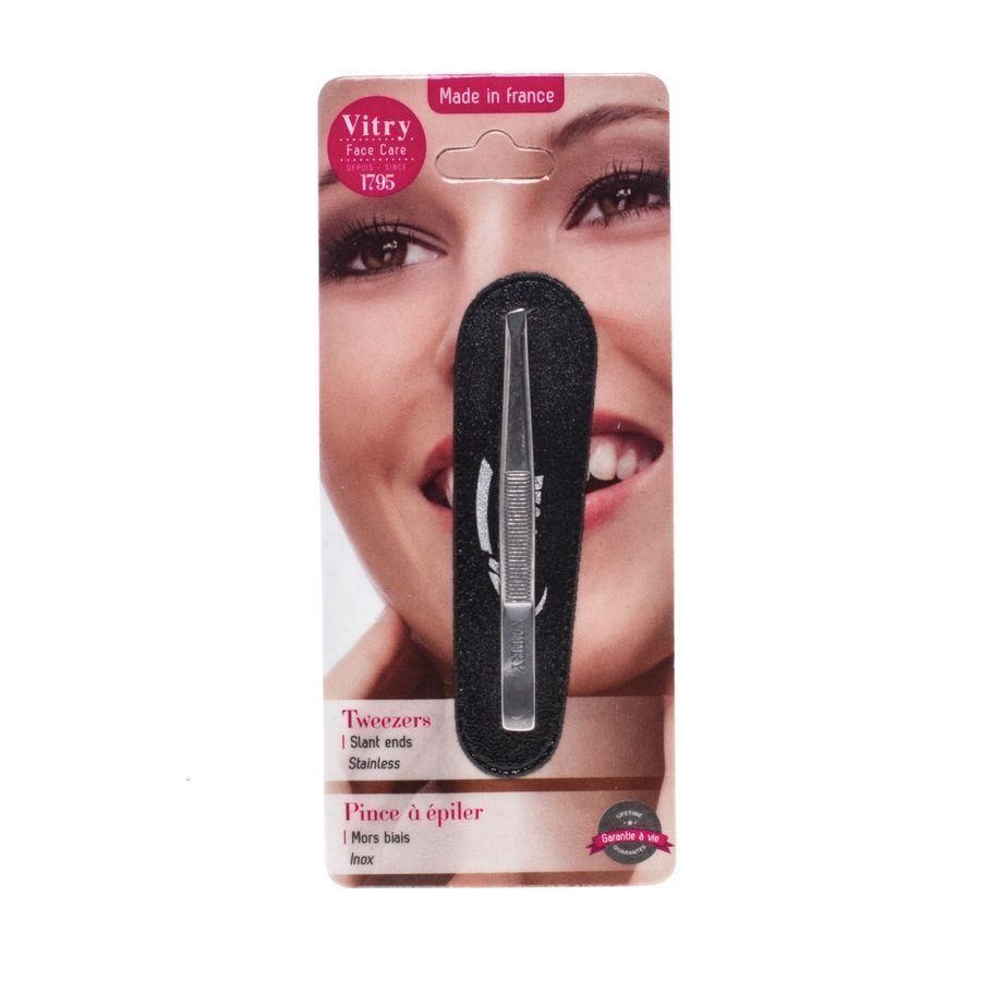 Epileerpincet Schuin Inox