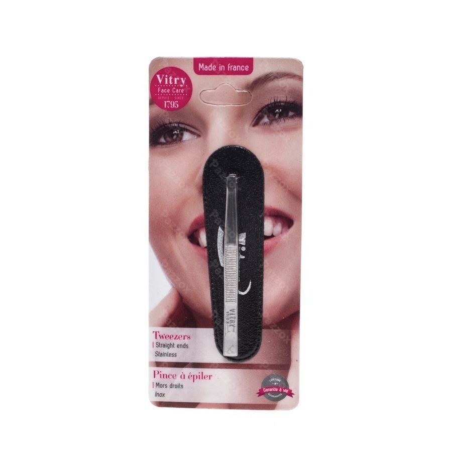 Epileerpincet Recht Inox